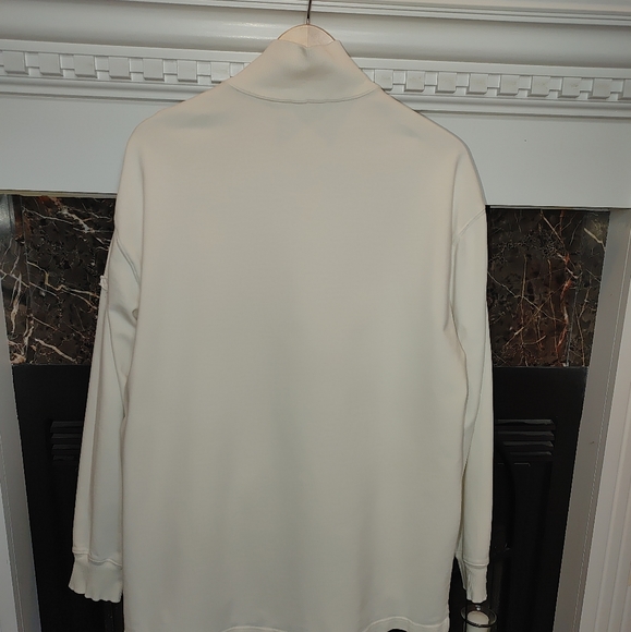 PARADISE COLLECTION 1/4 ZIP PULLOVER, CREAM XL - Picture 4 of 5